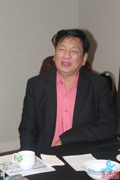 马来西亚古晋福州分会署理会长王长福表示，他将大力支持祖(籍)国的“一带一路”建设。