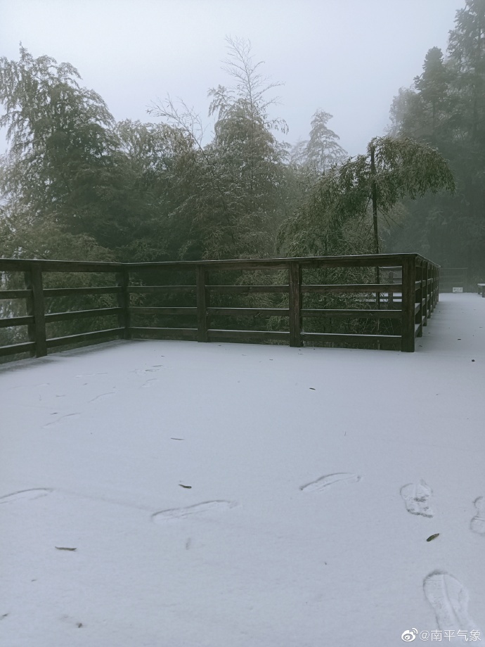 福建下雪地图又扩大了，福州、南平、宁德、三明、莆田加入