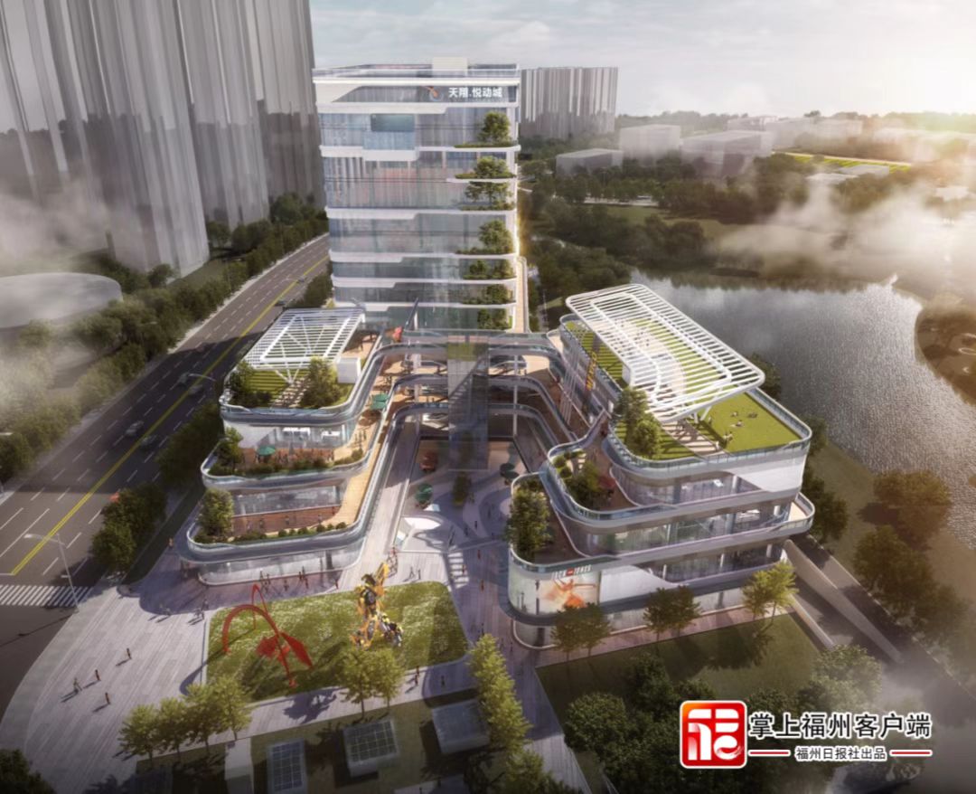 福建首个空中悬挑透明泳池将落户福州仓山