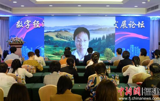  专家学者在数字经济与女性创业就业发展论坛作主旨发言。常斯雅 摄