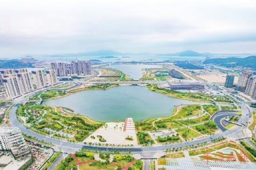 平潭国际城市街道赛道改造完成