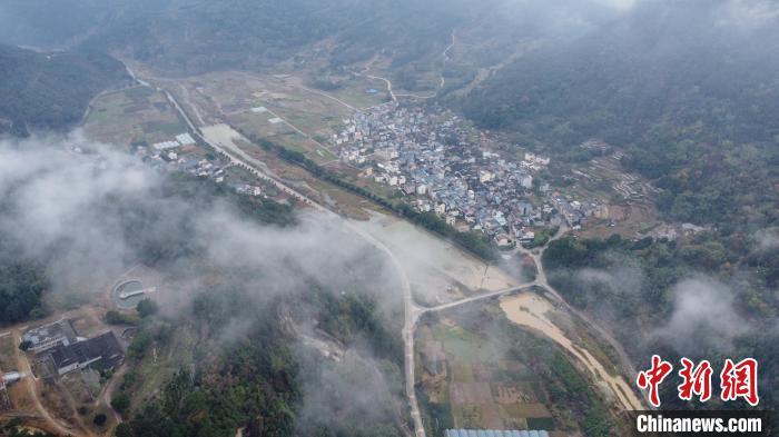 黄田村村貌。　余汕康 摄