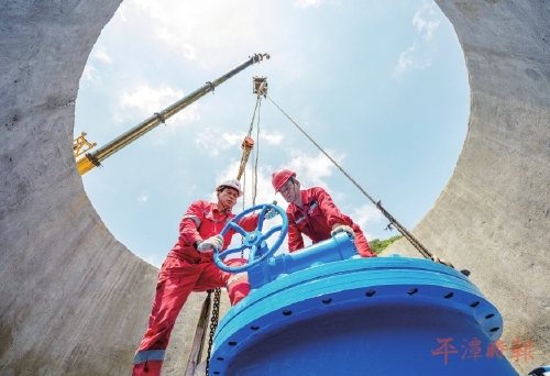 “一闸三线”平潭段全线完工