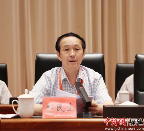 宁德市政协之友联谊会第五届理事会会长郑民生讲话。林榕生 摄