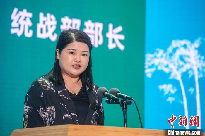 周建芳表示，“中国竹乡”联席会是全国各大竹乡、领域专家、行业龙头共同探讨未来发展的一次重要契机。　李南轩 摄