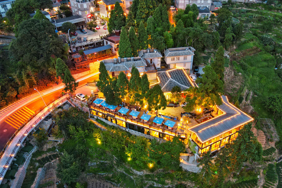 鼓岭夜景。福州市鼓岭旅游度假区管理委员会供图