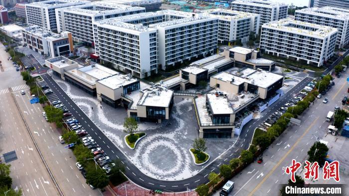 福建省内体量最大的保障性租赁住房项目——泊寓院儿|厦门海湾社区19日正式投入运营。　杨伏山　摄