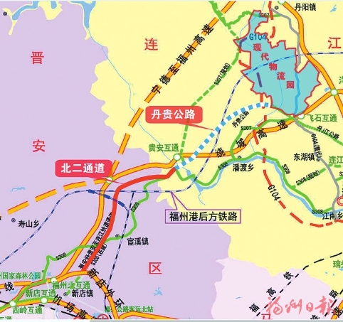 城区北向第二通道今日通车