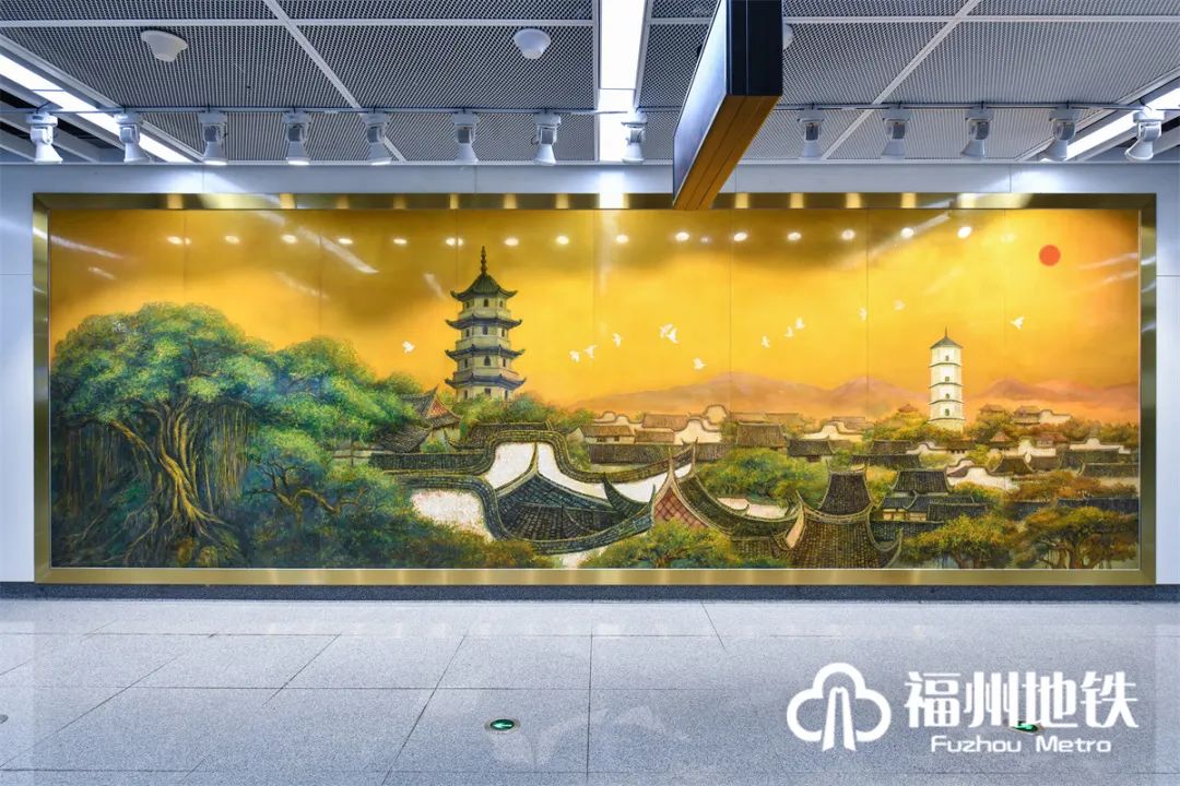 最新揭秘!福州地铁4号线车站内,藏着这些惊喜→ 最新揭秘!福州地铁4号线车站内,藏着这些惊喜→