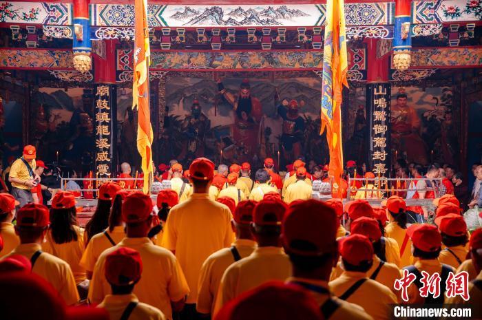 图为祭祀大典。中新网记者李南轩摄