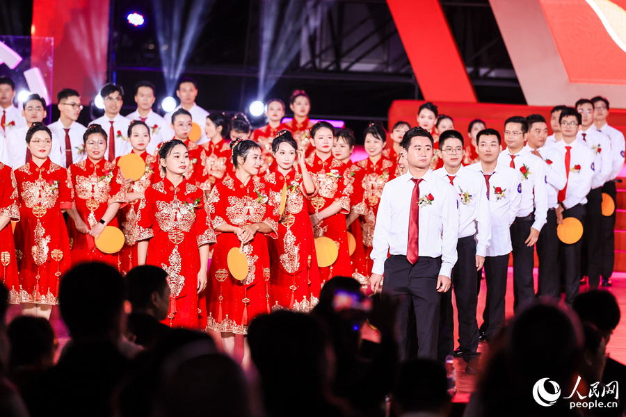 互动游戏现场。厦门市总工会供图