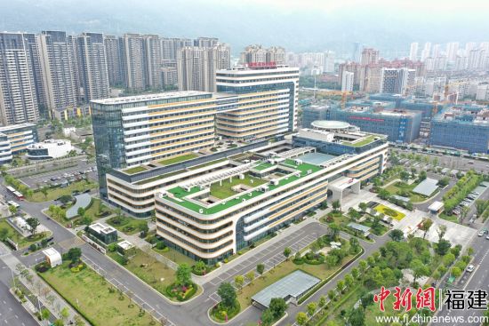 图为福建省妇产医院航拍图。福建建工集团 供图