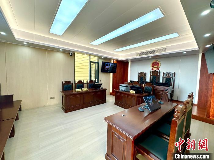 5G 三都海上巡回法庭内景。吴允杰 摄