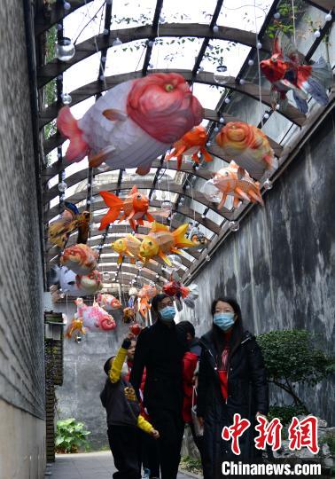 图为游客在三坊七巷游览。中新网记者 吕明 摄
