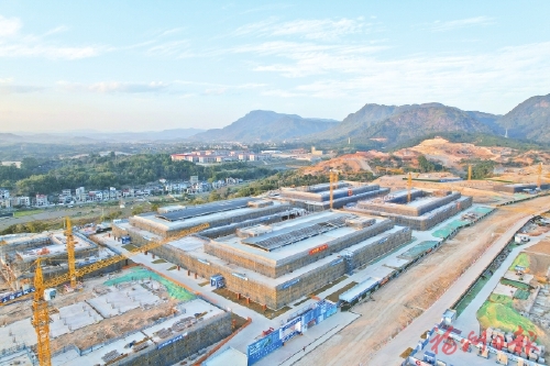 福州现代物流城拔节生长 福州现代物流城拔节生长