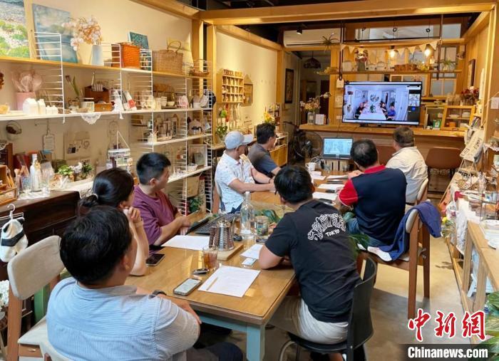 “融情·同心”宁台建筑师驿站开展“云”互动。图为位于台湾台中市的“融情·同心”宁台建筑师驿站。(资料图)林孟颉摄