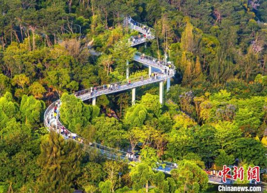 图为厦门山海步道云海线(资料图)。厦门市委宣传部 供图