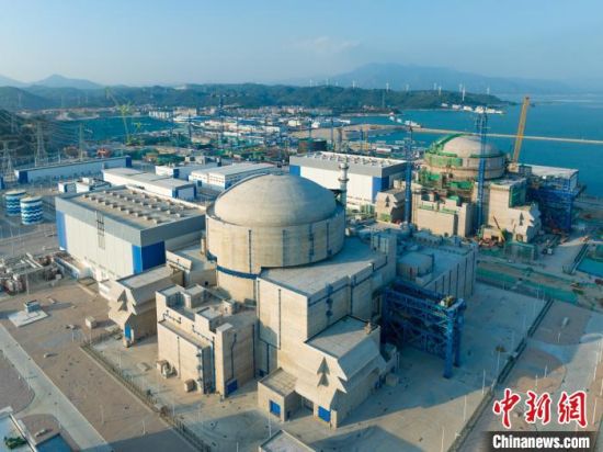 1月2日，航拍漳州核电1号机组。　　(中核国电漳州能源有限公司供图)