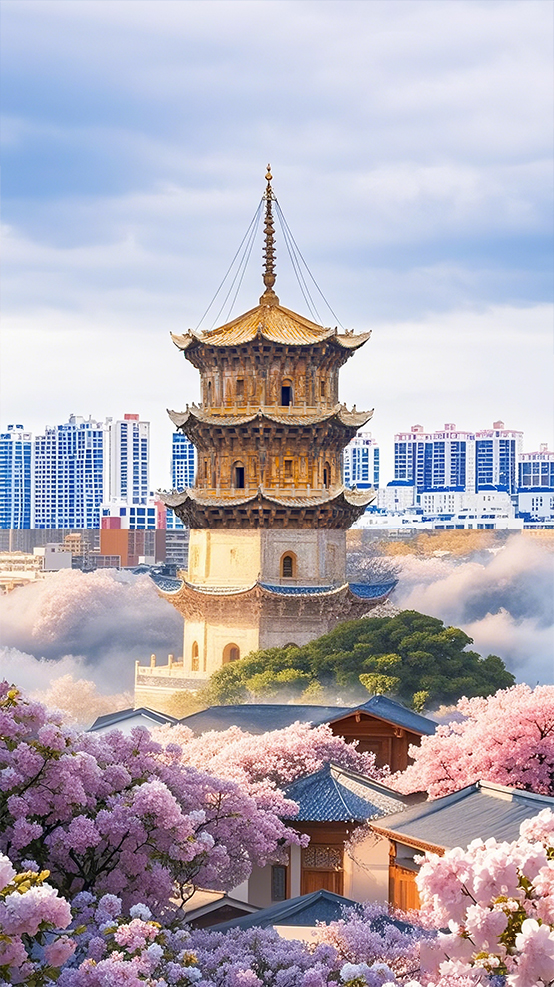AI生图·泉州西街（拼版图片）