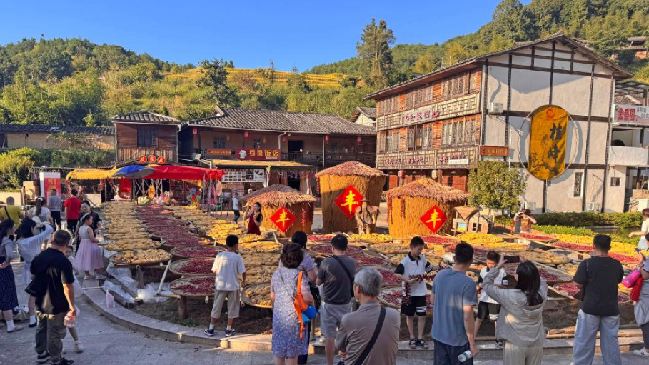 桂峰村：古道飘来旧茶香，古村晒出新“风光”