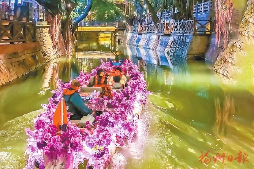 “水上福道”添新意　龙舟花船游西湖