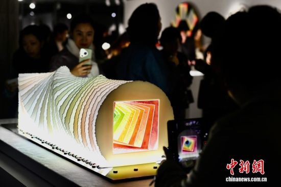 图为观众参观展览。中新社记者 王东明 摄